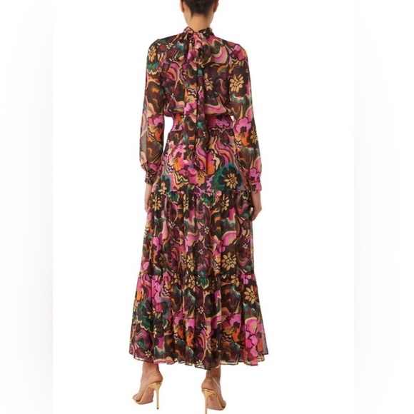 MISA LOS ANGELES - Daphne Dress in Flora Groove- Small - Picture 5 of 10